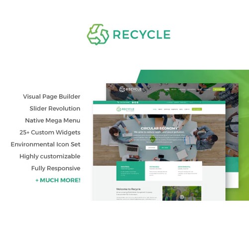 Recycle – Environmental & Green Business WordPress Theme