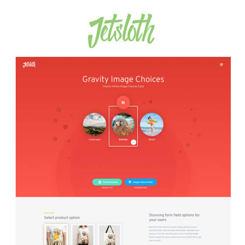 Jetsloth – Gravity Forms Image Choices