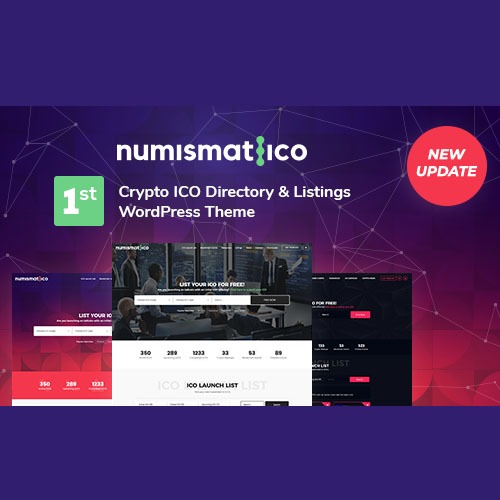 Numismatico Cryptocurrency Directory & Listings WordPress Theme