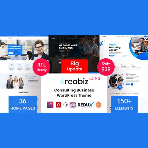 Reobiz – Consulting Business WordPress Theme