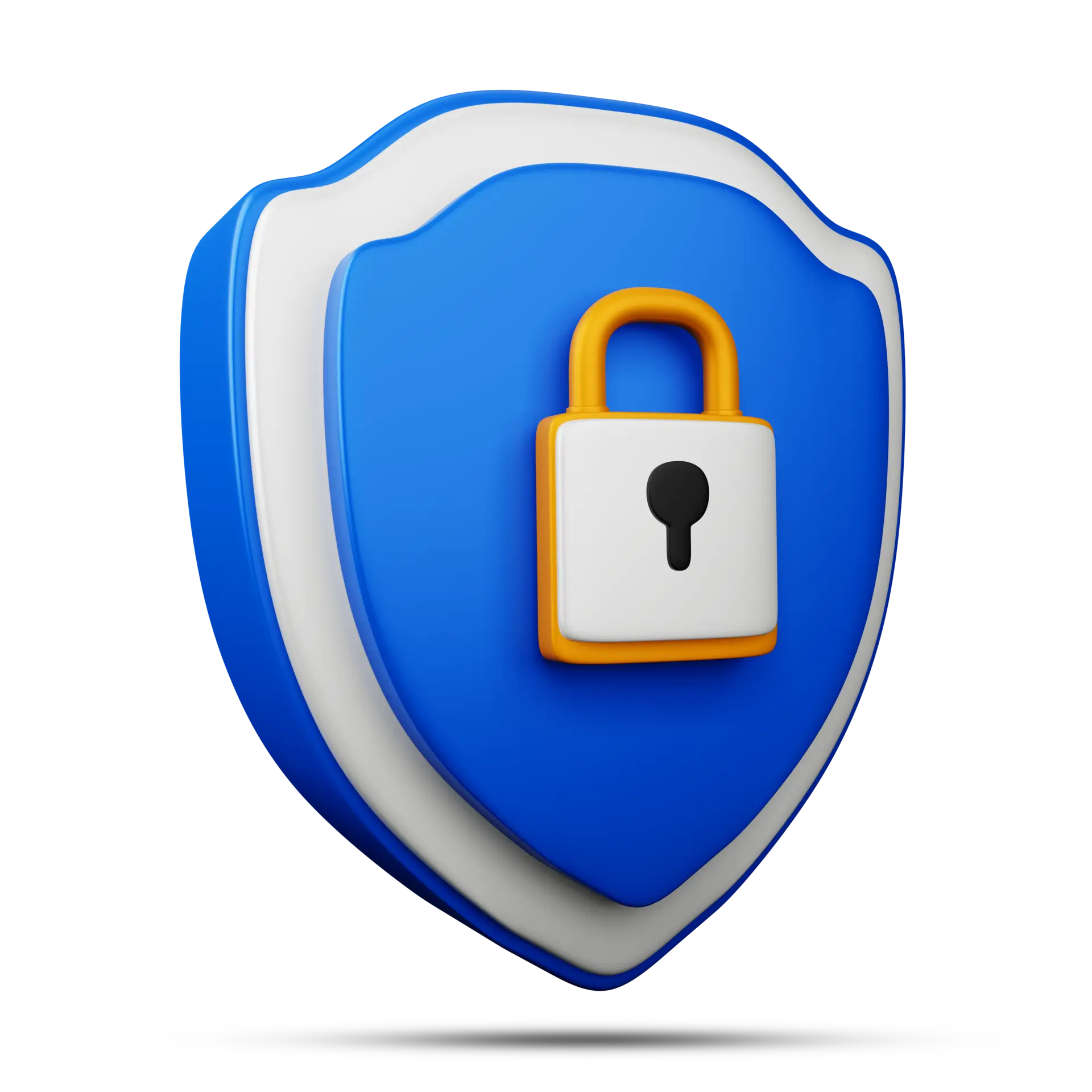 3d protection icon security icon