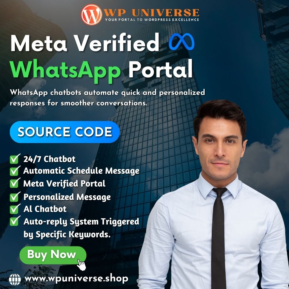 Official Whatsapp Business API Portal Source Code