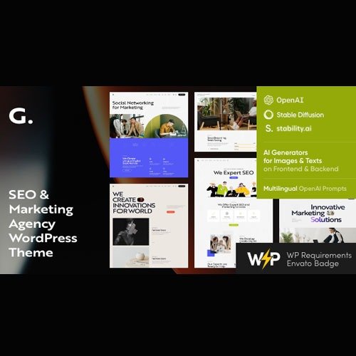 Granola – SEO & Marketing Agency WordPress Theme