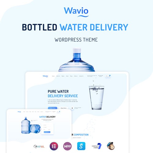 Wavio – Water Delivery & Aqua Filters WordPress Theme